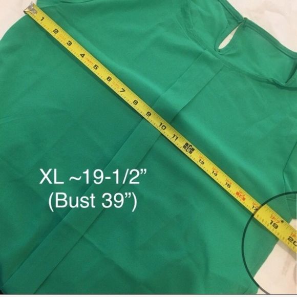 Pink Chiffon Flutter Sleeve Blouse M-XL - Picture 8 of 8